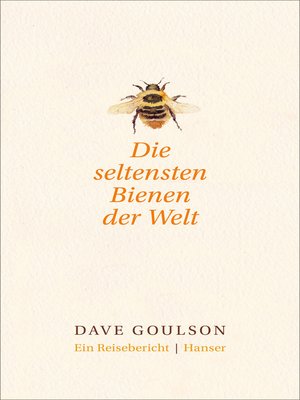 cover image of Die seltensten Bienen der Welt.